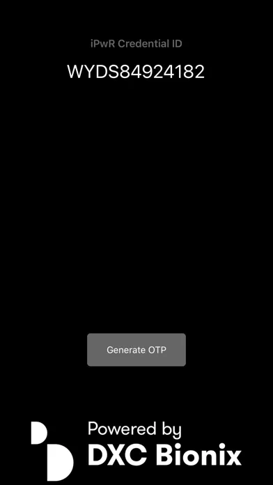 iPwR OTP Generator Screenshots