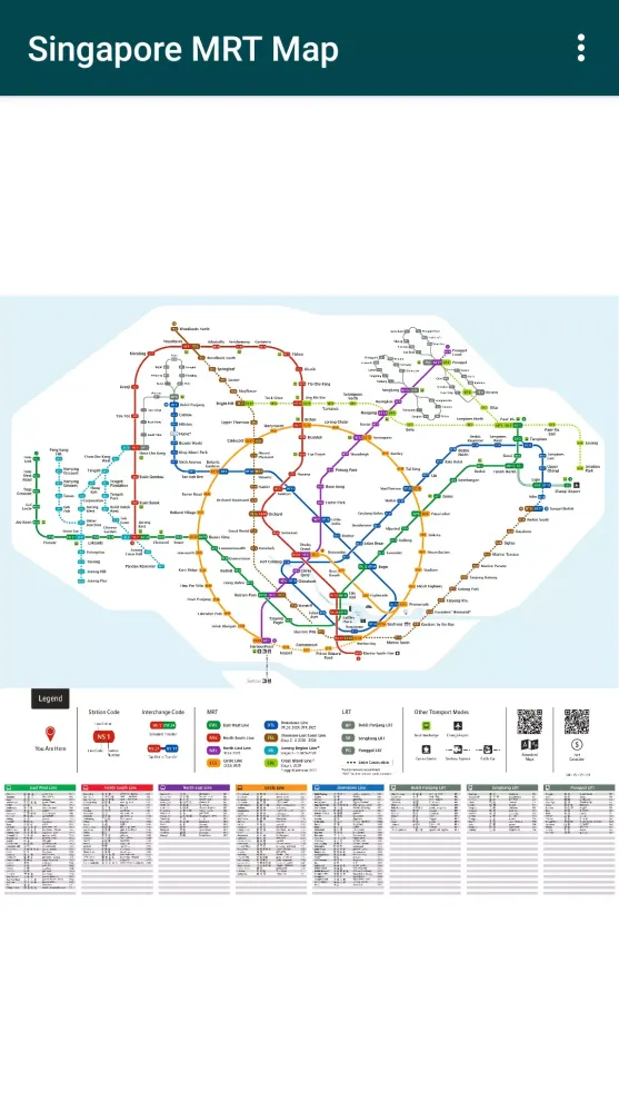Singapore Train Map (Offline)应用截图