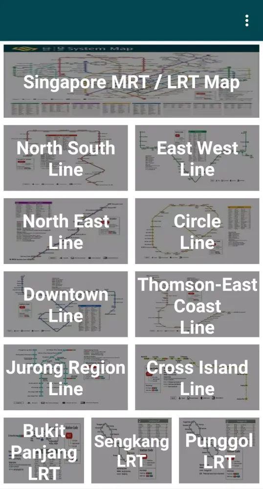 Singapore Train Map (Offline)应用截图
