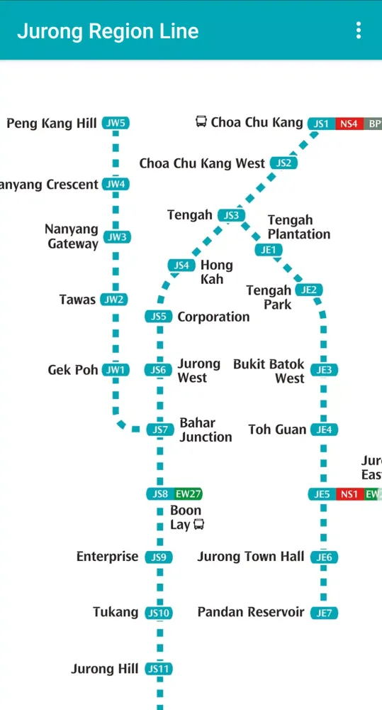 Singapore Train Map (Offline)应用截图