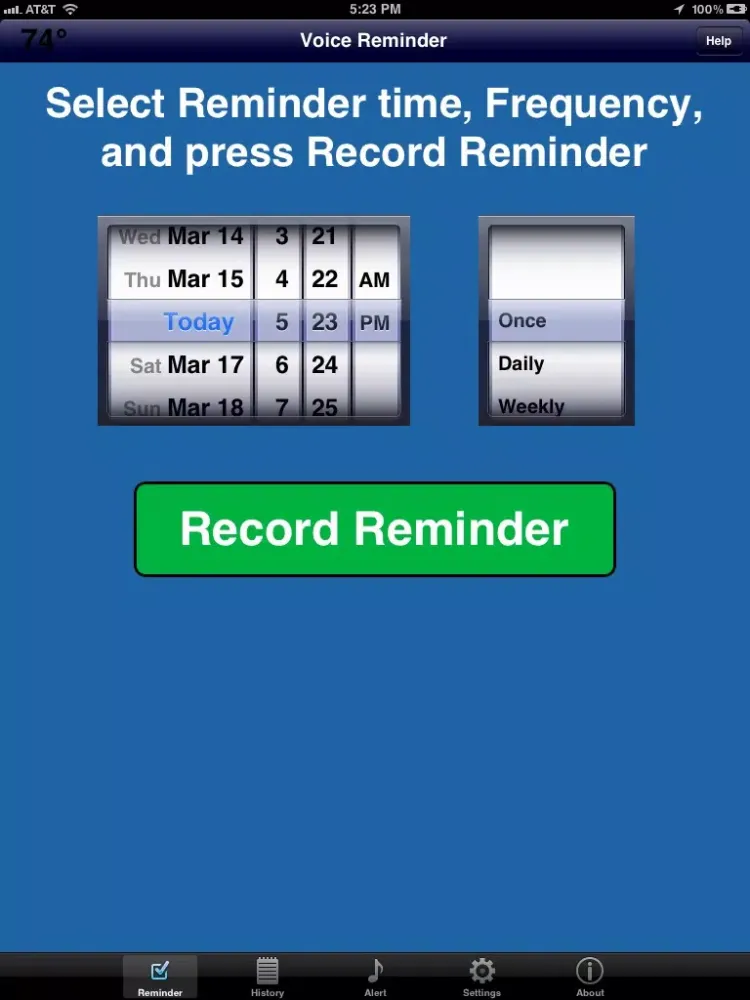 تصاویر DX Voice Reminder iPad 