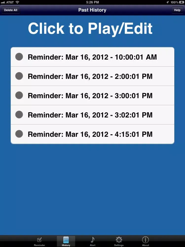 تصاویر DX Voice Reminder iPad 