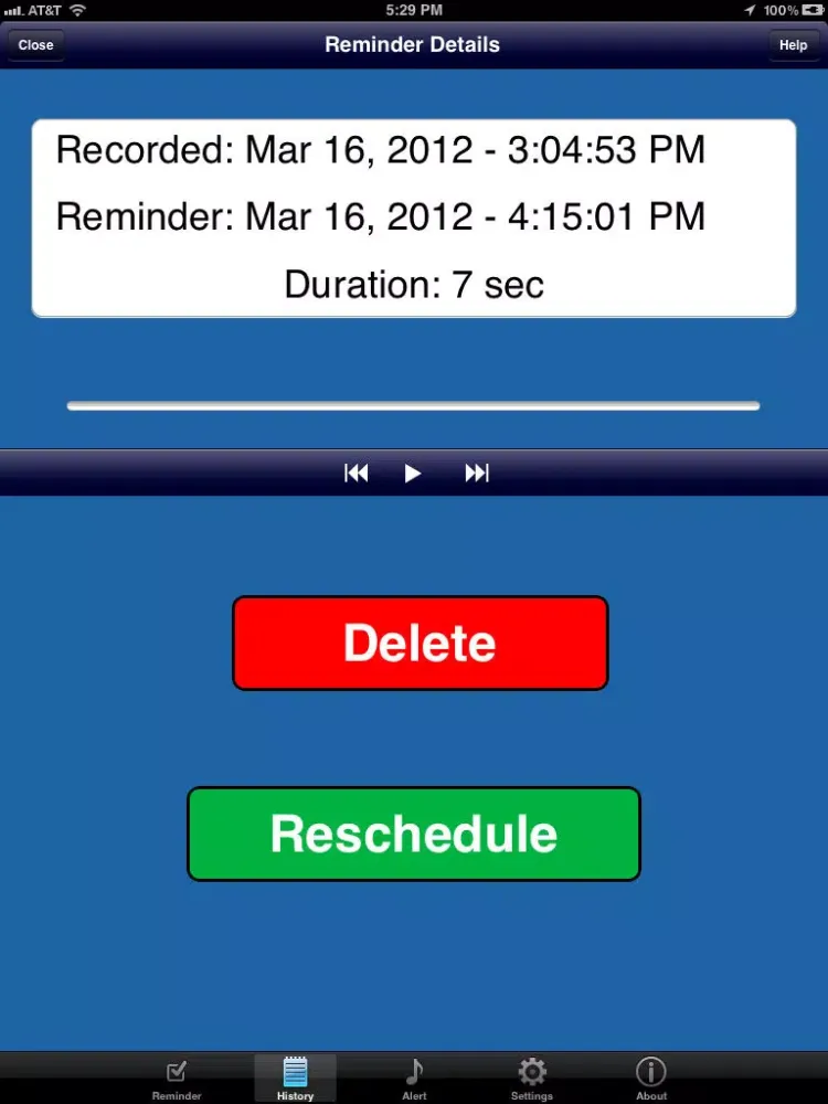 تصاویر DX Voice Reminder iPad 