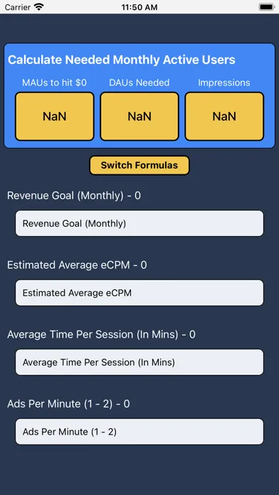 ภาพหน้าจอของ Ad Revenue Calculator