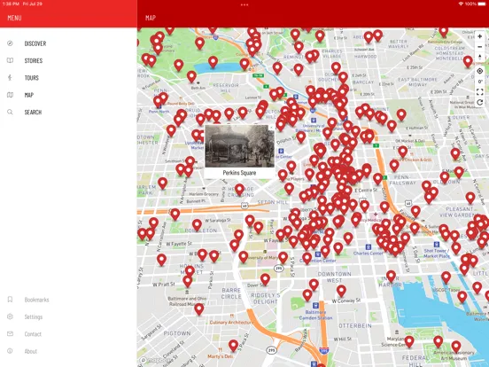 Explore Baltimore Heritage iPad 應用截圖