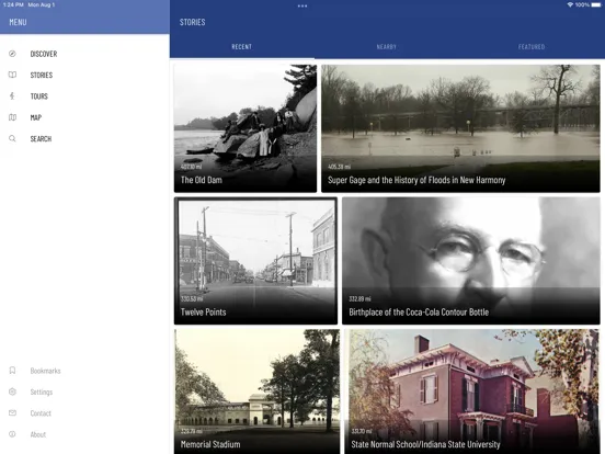 Capturas de pantalla de Discover Indiana iPad 