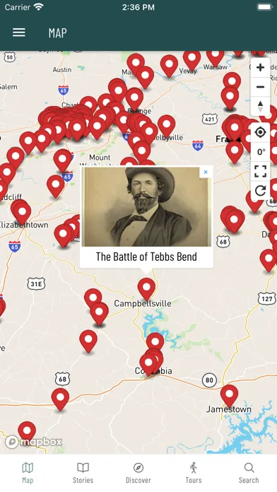 ภาพหน้าจอของ Explore Kentucky History