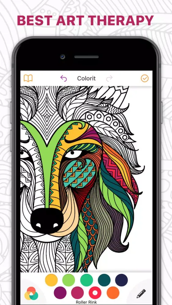 Сolorit: Colouring Art Book سکرین شاٹس