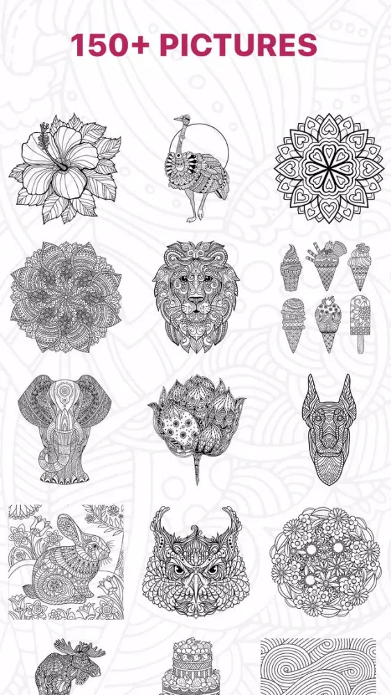 Сolorit: Colouring Art Book سکرین شاٹس