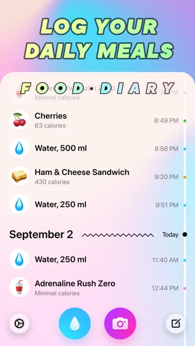 ภาพหน้าจอของ Food XRay and Calorie Tracker