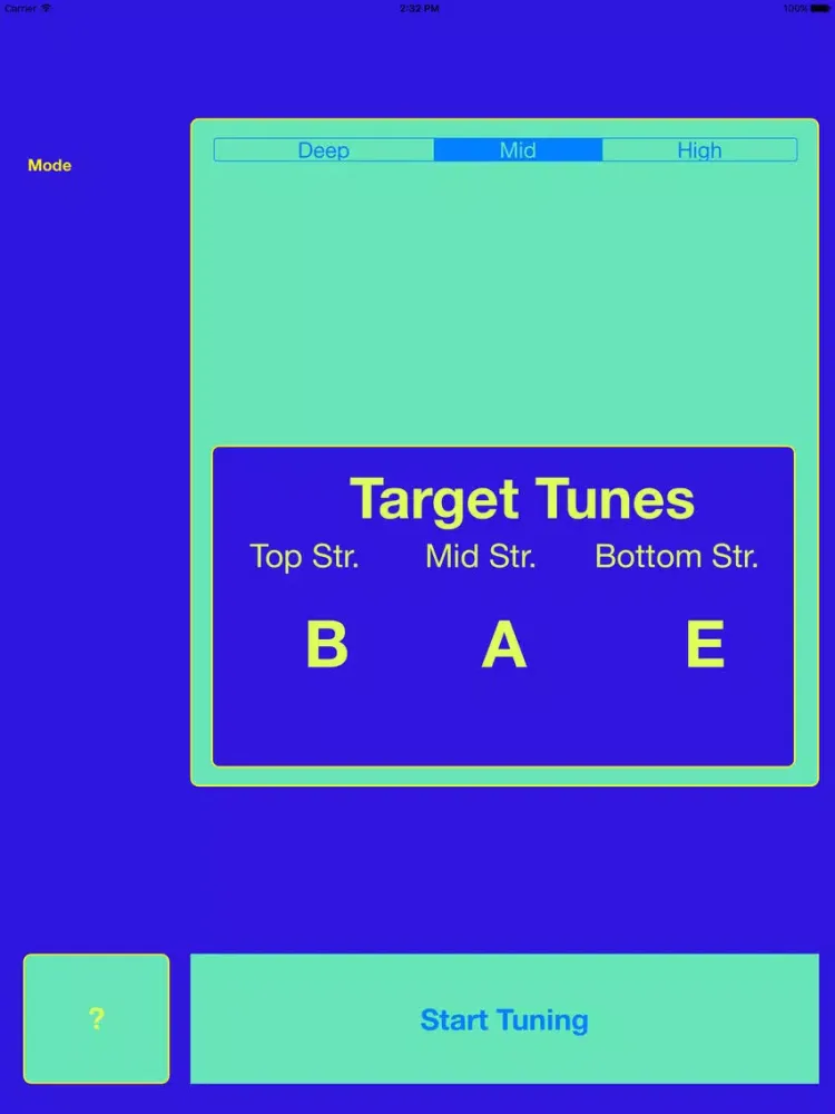 Baglama Tuner Lite iPad 应用截图