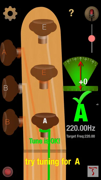 Screenshot di Dybos Baglama Tuner
