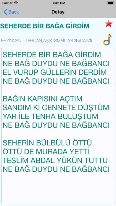 Screenshot di Dybos Baglama Tuner