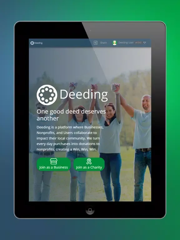Deeding iPad  Screenshots