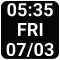 big small clock widget