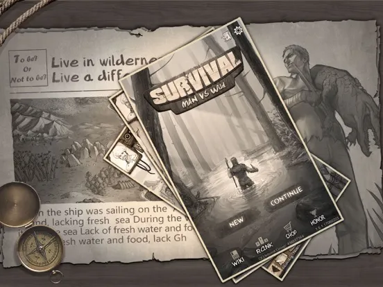 Tangkapan layar Survival: Man vs. Wild iPad 