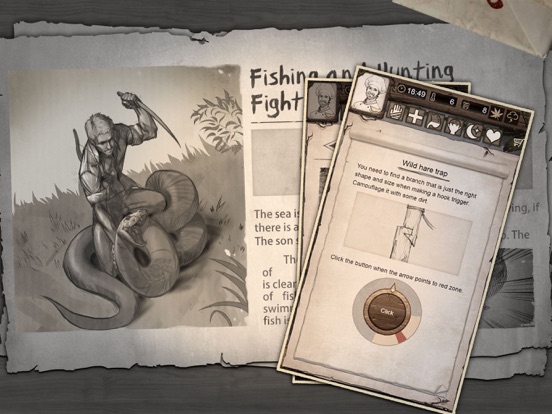 Survival: Man vs. Wild iPad  Ekran Görüntüleri