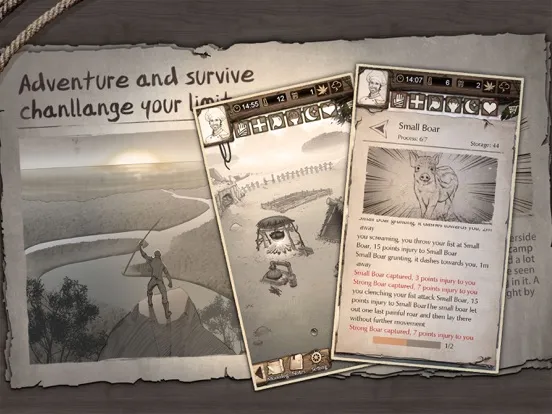 Tangkapan layar Survival: Man vs. Wild iPad 