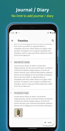 Plantnote : Plant Diary & Wate Screenshots