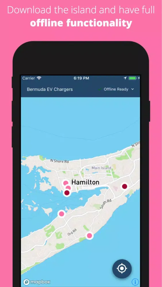 Ảnh chụp màn hình của Bermuda EV Chargers