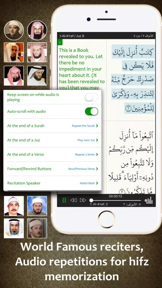 Capturas de tela do Quran Kareem: Translation, Recitation, Tafseer