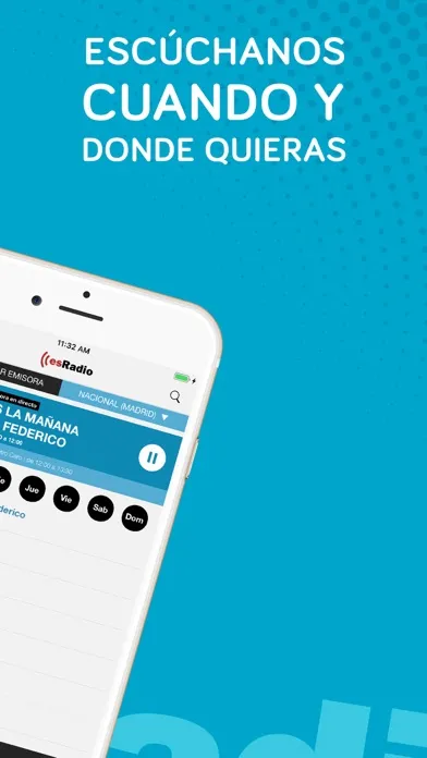 Ảnh chụp màn hình của esRadio