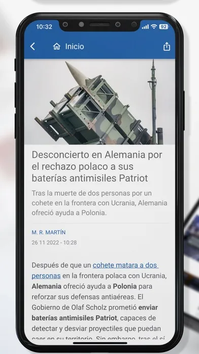 Capturas de tela do Libertad Digital