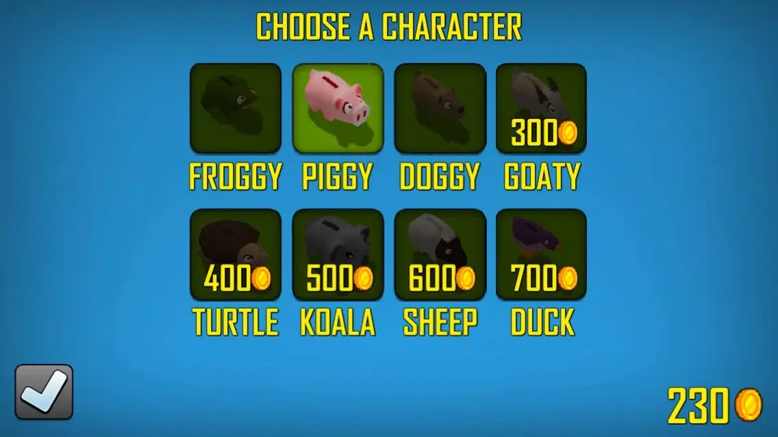Tangkapan layar Animal Road Jump