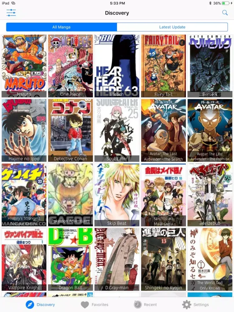 Manga Monster iPad 應用截圖