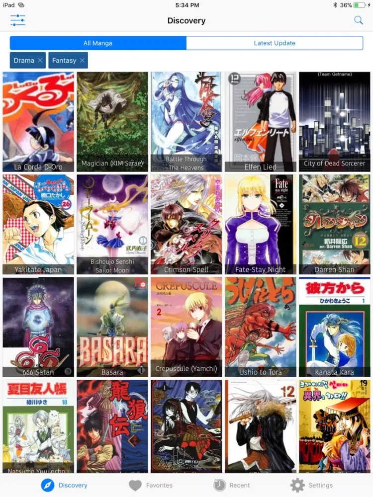 Manga Monster iPad 應用截圖