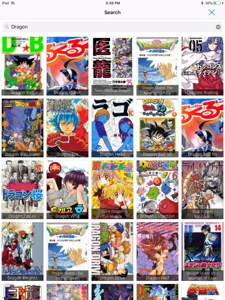 Manga Monster iPad 應用截圖