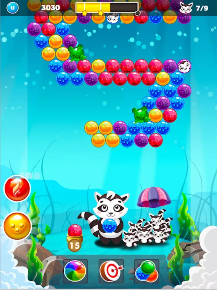 تصاویر Raccoon Rescue -Bubble Shooter iPad 
