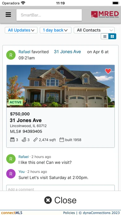 connectMLS MRED Screenshots