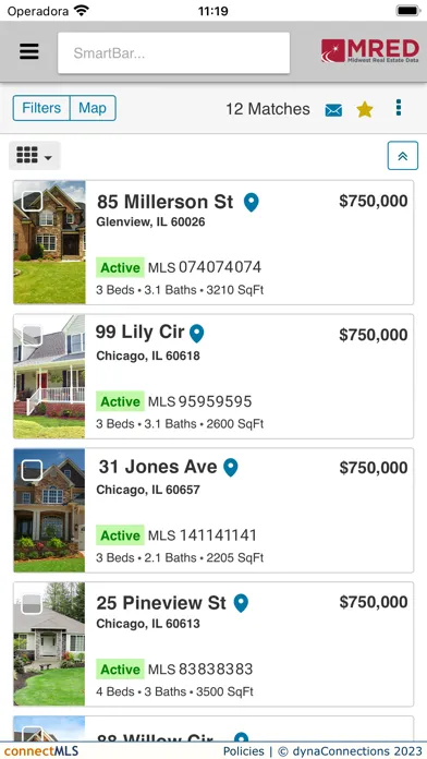 connectMLS MRED Screenshots
