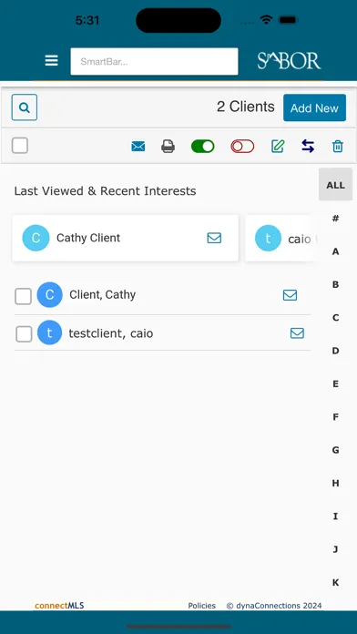 SABOR connectMLS Mobile স্ক্রিনশট