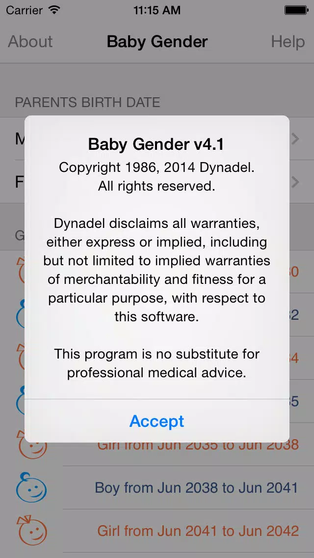 Baby Gender スクリーンショット