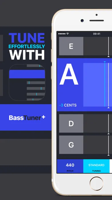 Bass Tuner+ Tuning Simplified スクリーンショット