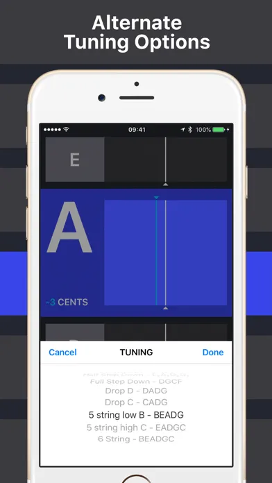 Bass Tuner+ Tuning Simplified スクリーンショット