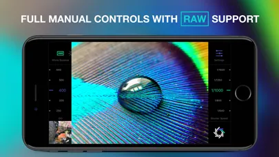 Tangkapan layar Manual Camera, Pro DSLR | RAW+