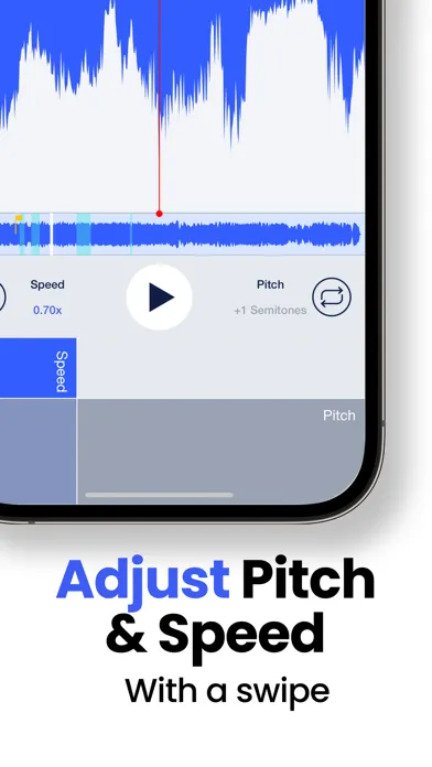 ภาพหน้าจอของ Slow Down Music | Transcribe+
