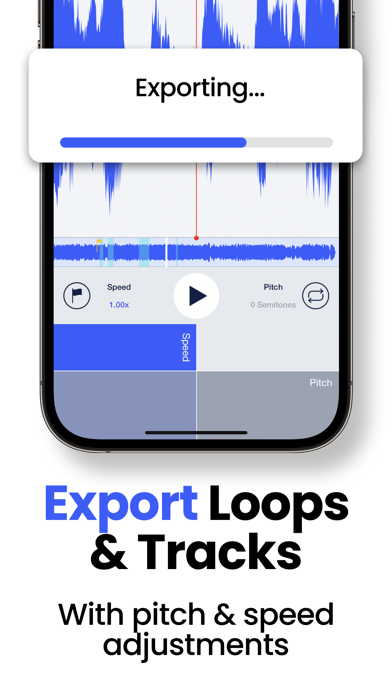 Captures d'écran de Slow Down Music | Transcribe+