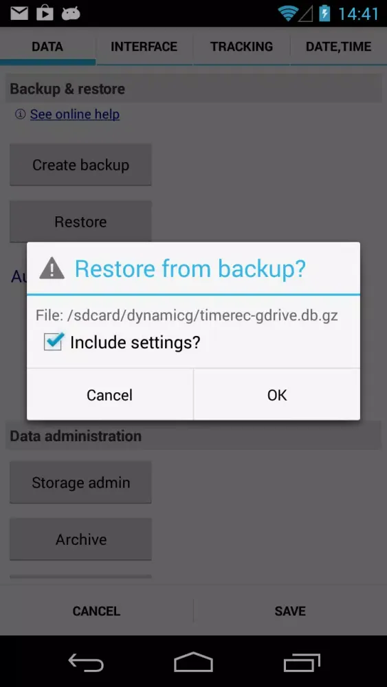 Ảnh chụp màn hình của DynamicG Google Drive Plugin