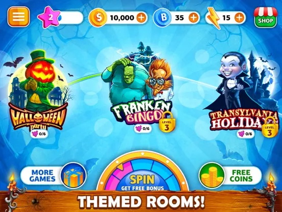 Halloween Bingo 2024 USA iPad  Screenshots