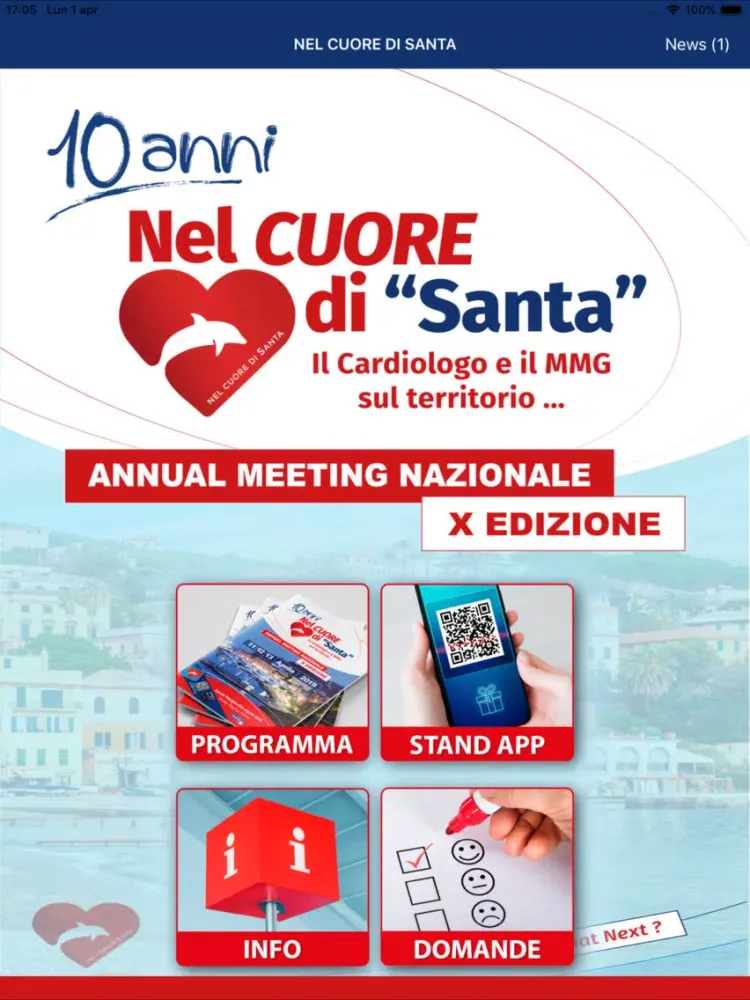 Ảnh chụp màn hình của Nel Cuore Di Santa iPad 