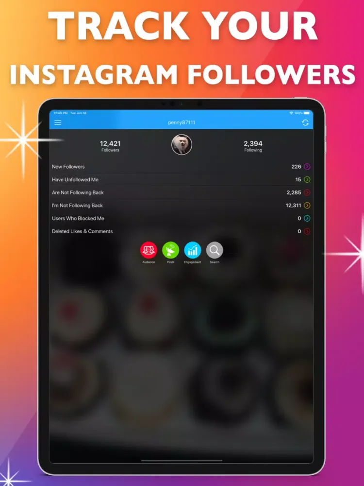 Followers HD for Instagram iPad 应用截图