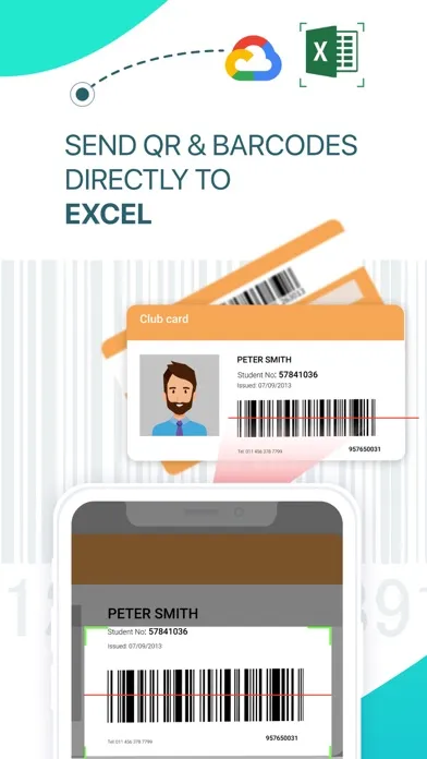 Captures d'écran de Scan to Excel