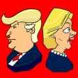 Busted Politics: Trump & Hillary Emoji Stickers Busted Politics: Trump & Hillary Emoji Stickers