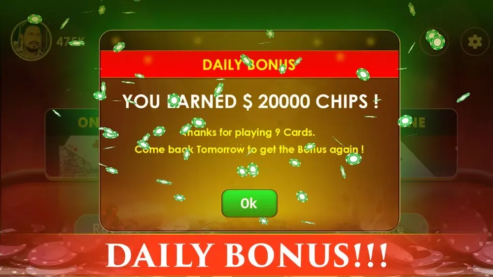 Zrzuty ekranu Nine Card Brag - Kitti