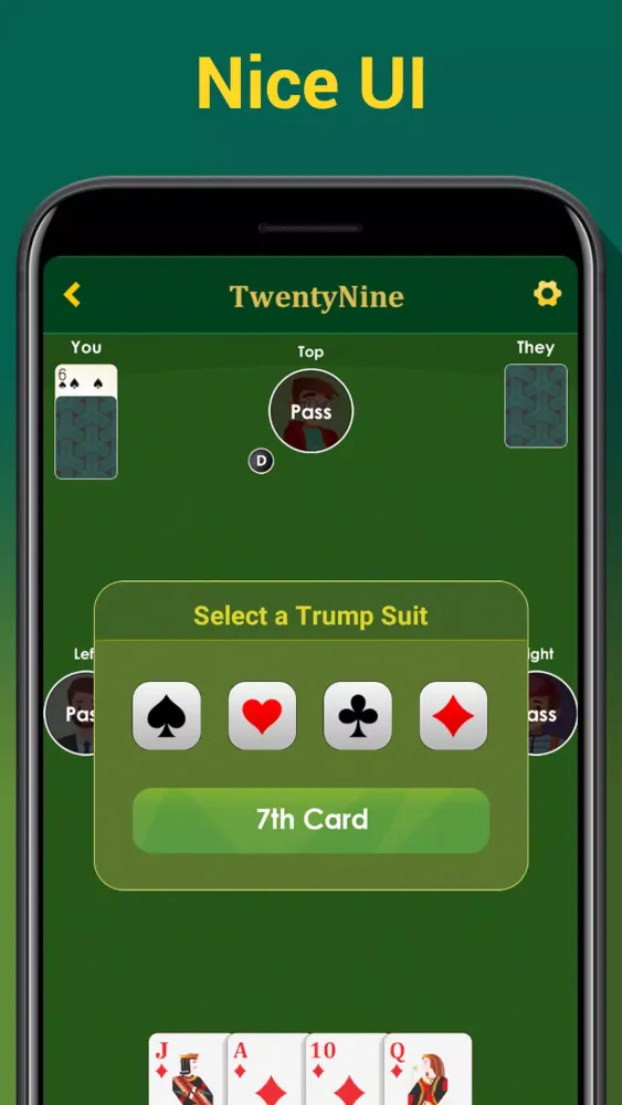 Capturas de tela do Call bridge offline & 29 cards