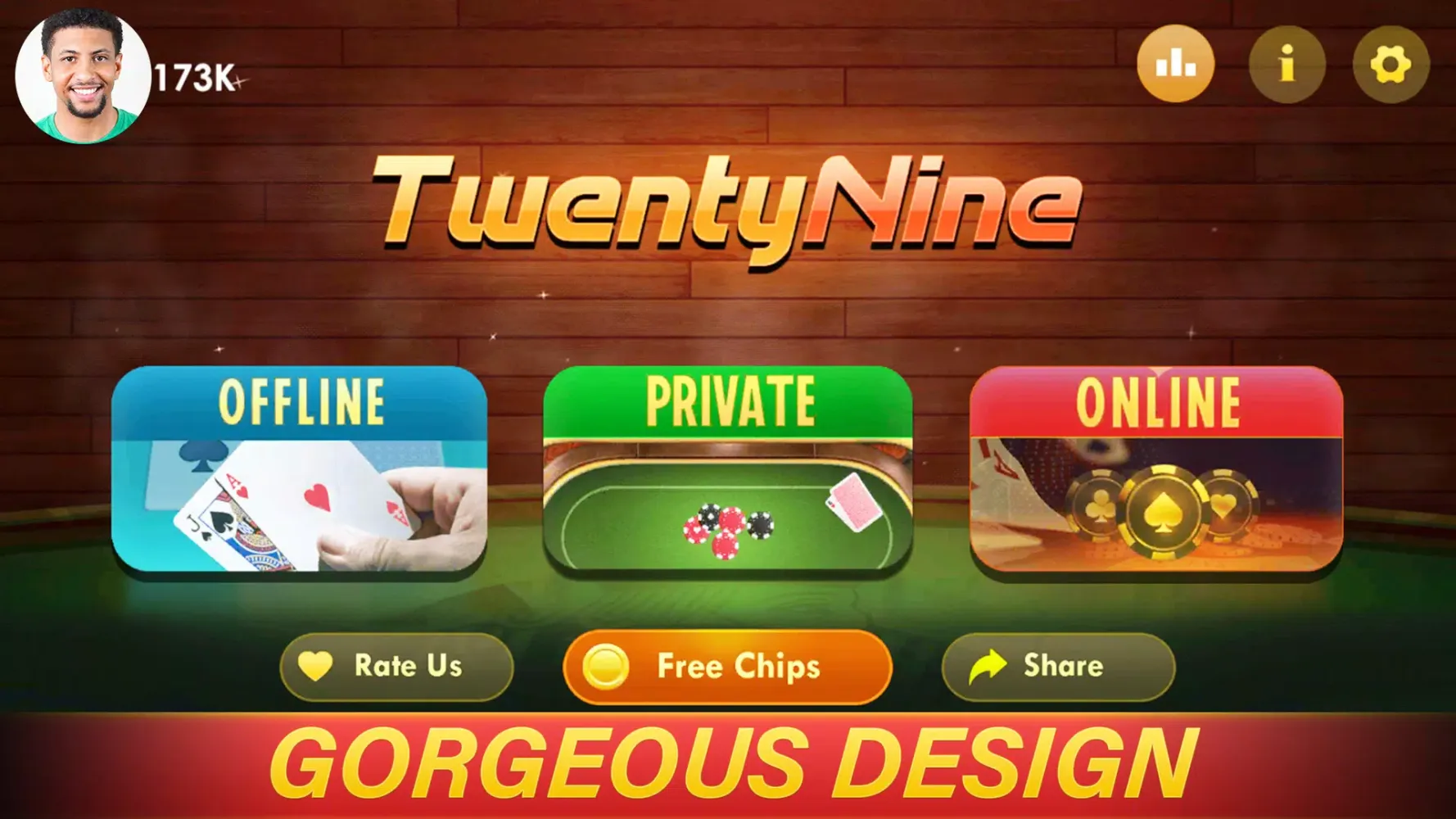 Ảnh chụp màn hình của 29 card game online play